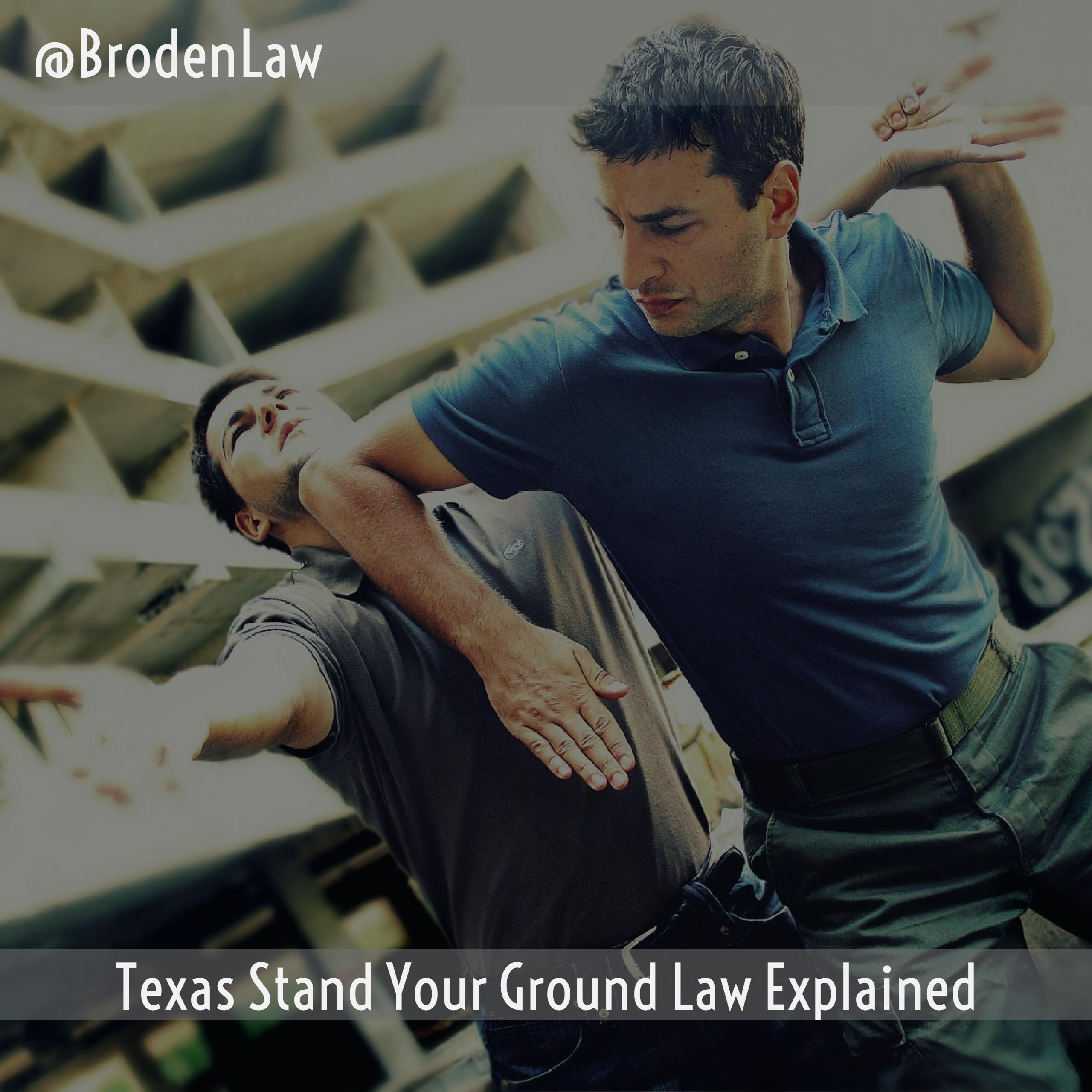 Is Texas A Stand Your Ground State